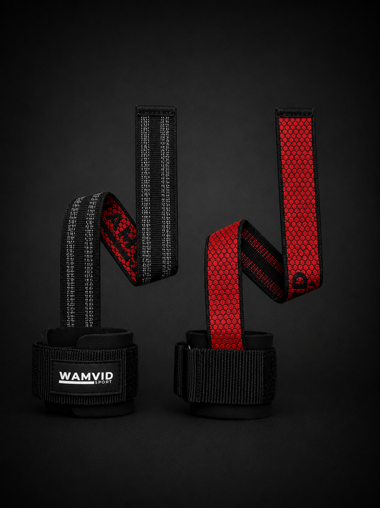 Straps Antideslizantes para gym ROJO